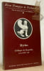 Mythes. Colloque de Deauville 24-25 octobre 1981. Revue Fran&ccedil;aise de Psychanalyse. Tome XLVI juillet-ao&ucirc;t 1982.. Collectif.