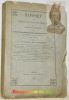 Rapport à la direction de l’intérieur du canton de Fribourg sur l’inspection générale des aliénés dans ce canton.. GIRARD DE CAILLEUX, Dr.