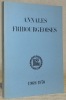Annales Fribourgeoises. Publication de la Société d’Histoire du Canton de Fribourg. Tome L 1969 / 1970.- L’inscription votive de Misery... Par T. ...