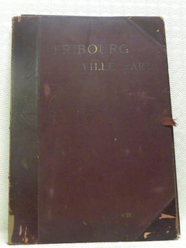 Fribourg ville d’art. Eaux-fortes et dessins de P.-A. Bouroux, texte de J.-J. Berthier.. BERTHIER, J. J. - BOUROUX, P. A.