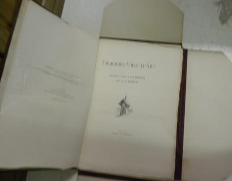Fribourg ville d’art. Eaux-fortes et dessins de P.-A. Bouroux, texte de J.-J. Berthier.. BERTHIER, J. J. - BOUROUX, P. A.