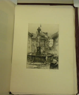 Fribourg ville d’art. Eaux-fortes et dessins de P.-A. Bouroux, texte de J.-J. Berthier.. BERTHIER, J. J. - BOUROUX, P. A.