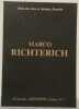 MARCO RICHTERICH. Collection Dessins. Cahier n° 1.. 