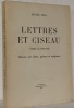Lettres et ciseau. Veillées de 1939-1945. Stances, vers libres. poèmes et sculptures.. MILO, Désiré.
