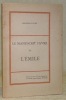 Le manuscrit Favre de l’Emile. Extrait du tome 8 des Annales de la Société Jean-Jacques Rousseau.. FAVRE, Léopold.