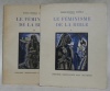 Le féminisme de la Bible. 2 volumes. Avec deux bois de Colette Pettier.. GADALA, Marie-Thérèse.