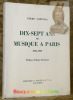 Dix-sept ans de musique à Paris 1922-1939. Préface d’Aloÿs Fornerod.. COPPOLA, Piero.