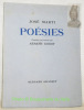 Poésies. Traduites en français par Armand Godoy.. MARTI, José.
