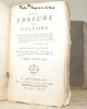 Les erreurs de Voltaire. Nouvelle édition, revue, corrigée, augmentée avec la réponse aux éclaircissements historiques de Mr. de Voltaire. 2 volumes ...