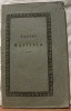 Agricola. Deutsch, nebst Rechtsertigungen von Ludwig Döderlein.. TACITUS.