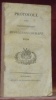 Protocol der schweizerischen Musikgesellschaft.. 