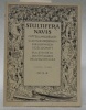 STULTIFERA NAVIS. Mitteilungsblatt der Schweizerischen Bibliophilengesellschaft. Bulletin de la Société suisse des Bibliophiles. 7ème année. N° 3/4.. 