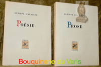 Prose. Poésie.  Introduction, notes et glossaire de Marcel Raymond. 2 volumes, complets.
