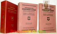 Schweizerisches Zeitgenossen-Lexikon. 1. Ausgabe. 2 Banden. Dictionnaire suisse des contemporains. Dizionario svizzero dei contemporanei.