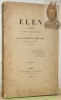 Elen. Drame en trois actes en prose. Nouvelle édition.. VILLIERS DE L’ISLE-ADAM, Auguste.
