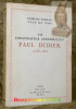 Un conspirateur stendhalien, Paul Didier, 1758-1816.. VERMALE, François. - DU PARC, Yves.