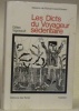 Les Dicts du Voyageur sédentaire. Dessins de Richard Aeschlimann.. VIGNEAULT, Gilles.