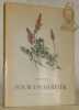Pour un herbier. Les fleurs et les saisons. Illustrations de Pia Roshardt.. COLETTE.