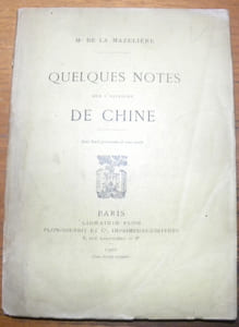 Quelques notes sur l’histoire de Chine. Avec huit gravures et une carte.