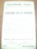 L’effort de la France. Collection Pages d’Histoire 1914 - 1916.. CROISSET, Alfred.