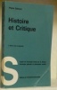 Histoire et Critique. 2e édition revue et augmentée.. SALMON, Pierre.