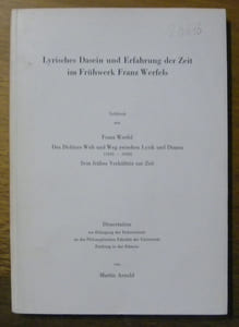 Lyrisches Dasein und Erfahrung der Zeit im Frühwerk Franz Werfels. Diss.