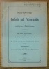 Neu Beiträge zur Geologie und Petrographie des östlichen Rhätikons. Mit 3 Tafeln und 2 in den Text gedruckten Figuren. S.A. aus dem Jahr. der ...