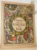 Etrennes de la vigne et du vin. Almanach pour l’an de gr&acirc;ce 1942. Gravures sur bois de Paul Boesch, lithographie de G&eacute;a Augsbourg.. Collectif.