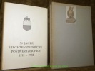 50 Jahre Liechtensteinische Postwertzeichen, 1912 - 1962. Jubiläums-Festschrift. Herausgegeben von der Regierung des Fürstentums Liechtenstein.. ...