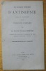 Des diverses méthodes d’antisepsie dans le traitement de la tuberculose pulmonaire. 2e édition revue et augmentée.. MOUTON Ernest.