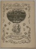 Sainte-Chagrin. Petit mystère pour marionnettes. Musique de Gustave Doret. Couverture et en-têtes, dessinés par Alexandre Cingria. . BAUD-BOVY, ...