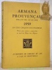 Armana Prouvençau per lou bel an de Dieu 1959.. 