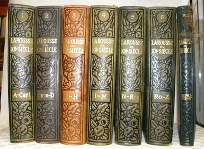 Larousse du XXe siècle en six volumes. Publié sous la direction de Claude Augé. 6 Tomes et un tome de supplément.