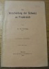 Die Verschuldung der Schweiz an Frankreich.. GEERING, Tr.