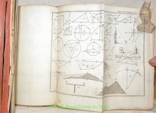 Cours de Mathématiques, à l’usage des Gardes du Pavillon et de la Marine. Seconde partie. Contenant les Eléments de Géométrie, la Trigonométrie rectiligne & la Trigonométrie sphérique.