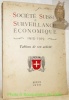 Société Suisse de Surveillance Economique 1915-1919. Tableau de son activité.. 