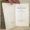 Histoire romaine. République. 3e édition revue et augmentée. 2 volumes.. MICHELET, (Jules).