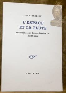 L’espace et la flûte variations sur douze dessins de Picasso.