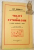 Traité de Rythmologie. La prévision scientifique de la destinée.Avec 20 schémas, 80 graphiques et les éphémérides rythmologiques de 1890 à 1960.. ...