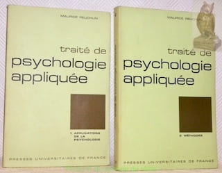 Traité de psychologie appliquée.Tome I : Les applications de la psychologie.Tome II : Les méthodes de la psychologie appliquée.. REUCHLIN, Maurice.