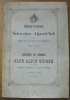 CATALOGUE DES MEMBRES  DU CLUB ALPIN SUISSE accompagné de notices et de renseignements sur le club et les sections. Avril 1885. ...