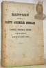 Rapport présenté à la Haute Assemblée Fédérale par le Conseil Fédéral Suisse sur sa Gestion pendant l’année 1858.. 