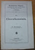 Zur Choralkenntnis. Musikalisches Magazin.. STEINH&Auml;USER, W.