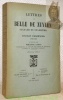 Lettres de Belles de Zuylen (Madame de Charrière) à Constant d’Hermenches 1760-1775. Publiées par Philippe Godet.. CHARRIERE, Madame de.