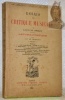 Essais de critique musicale. Lettre-préface par Guy de Charnacé.. ROMAIN, Louis de.