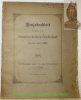 Die Schwebeflora unseerer Seen (Das Phytoplankton). Neujahrsblatt XCIX. 1897.. Schröter, C.
