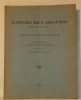 La tuberculose dans le canton de Berne (1891-1900; 1901-1910). Rapport présenté à la Direction des Affaires sanitaires.. GUILLAUME, Dr.
