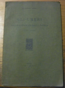Gli Umbri nelle Assemblee della patria. (1831-1849).