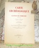 Carte archéologique du canton de Fribourg. Carte dessinée par Denyse Michel.. PEISSARD, Nicolas.