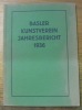 Balser Kunst. Jahresbericht 1936.. 